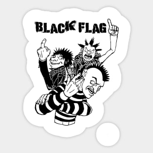 Punk Rock Man Of Black Flag Sticker